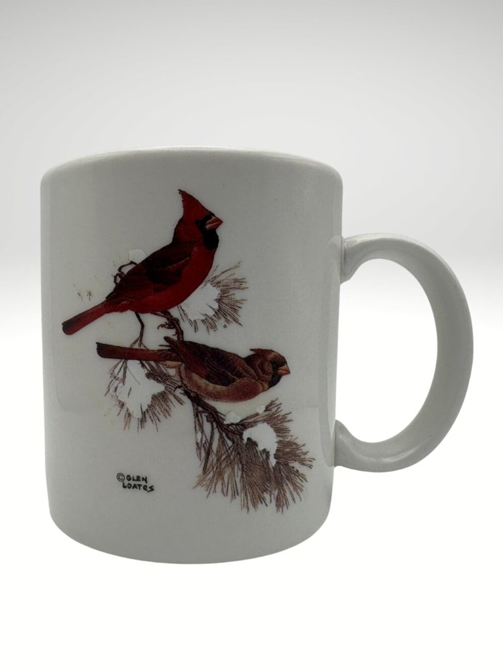 Glen Loates Cardinals Canadiana Wildlife Bird Coffee Mug (SKU:014MG)